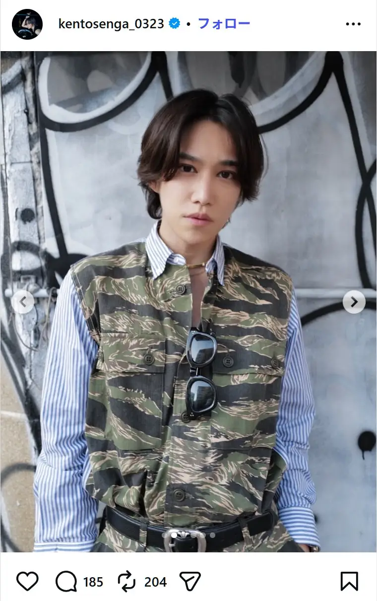 第9位：千賀健永（Kis-My-Ft2）（51票）