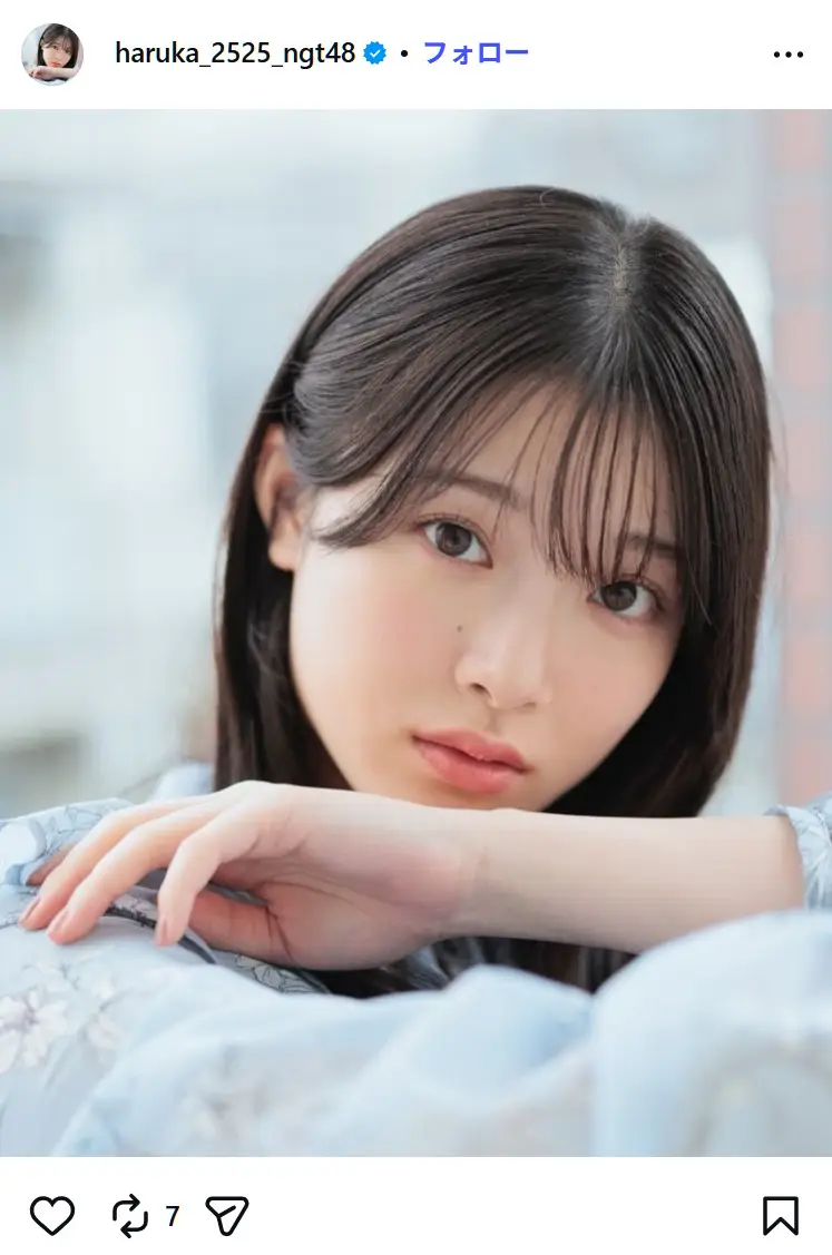 第10位：小越春花（元NGT48）（156票）