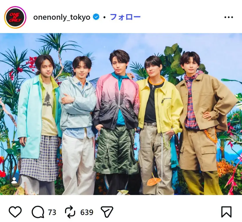 第2位:ONE N’ ONLY(144票)