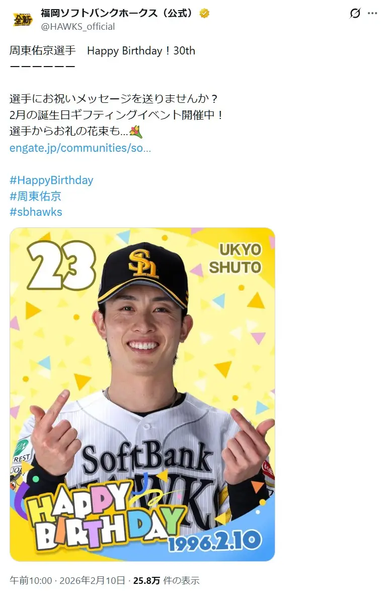第2位:周東佑京(454票)