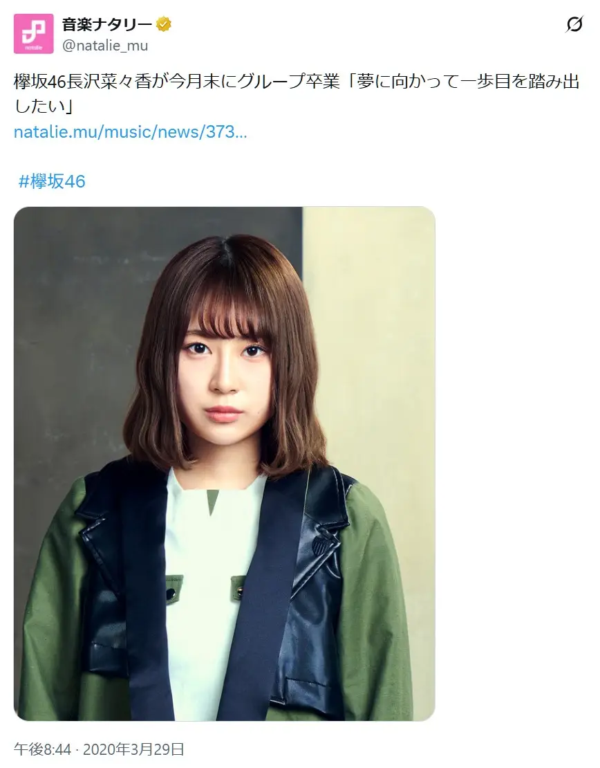 第5位:長沢菜々香(131票)