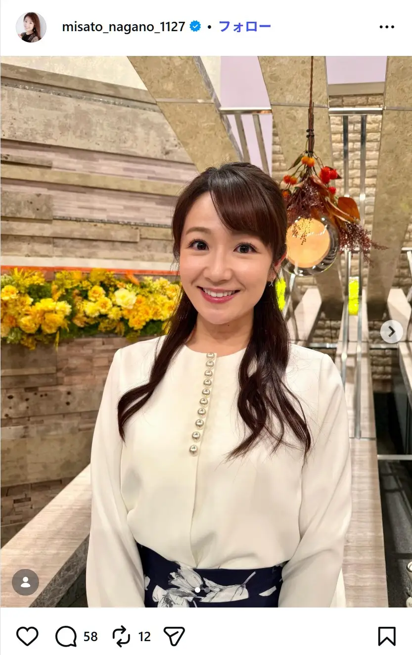 第4位：長野美郷（めざましテレビ）（266票）