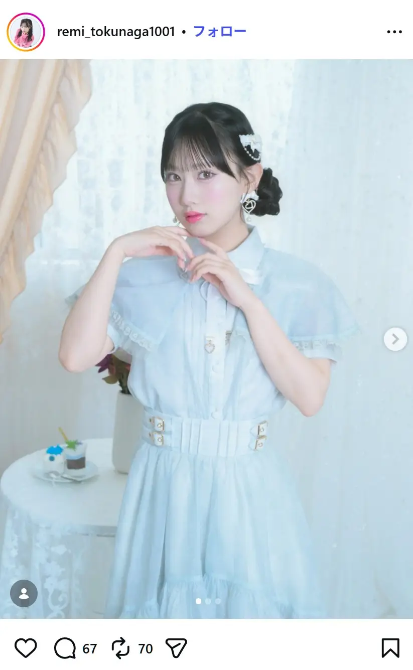 第7位:徳永羚海(AKB48)(182票)