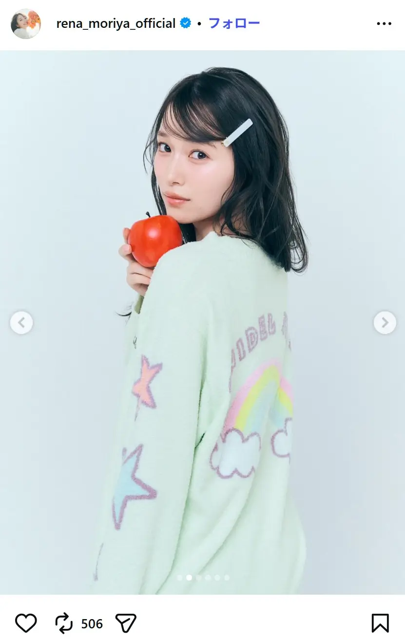 第5位:守屋麗奈(2期生)(58票)