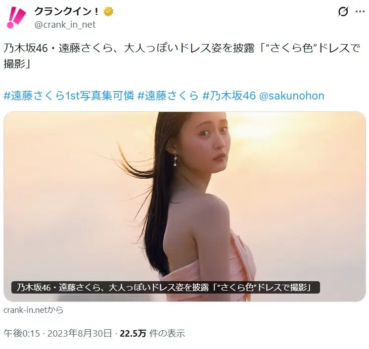 第1位:遠藤さくら(108票)