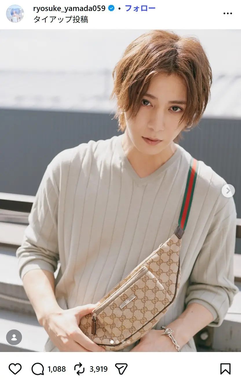 第3位:山田涼介(Hey! Say! JUMP)(121票)