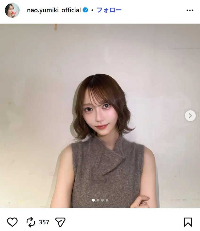 第8位:弓木奈於(乃木坂46)(72票)