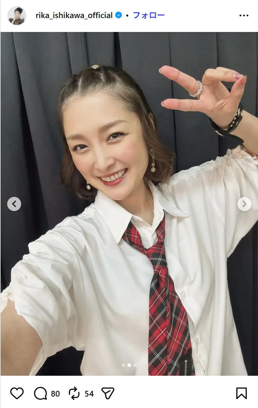 第4位:石川梨華(144票)