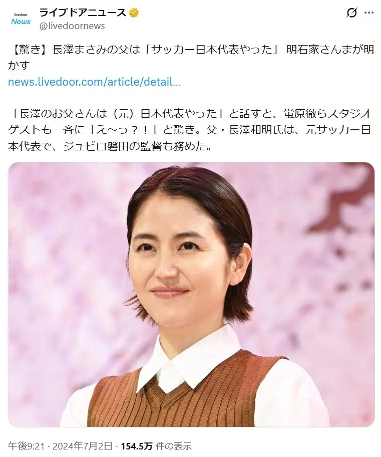 第1位:長澤まさみ(320票)
