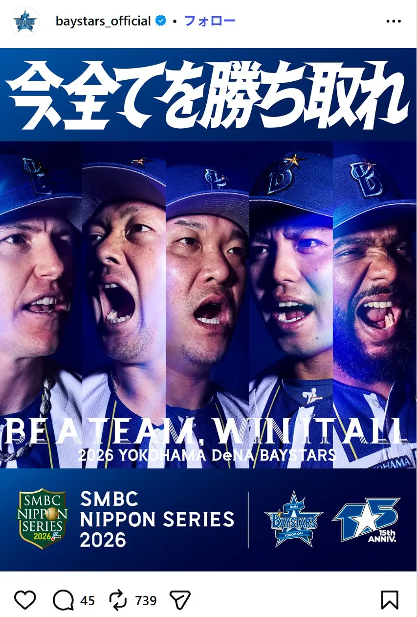 第6位:横浜DeNAベイスターズ(171票)