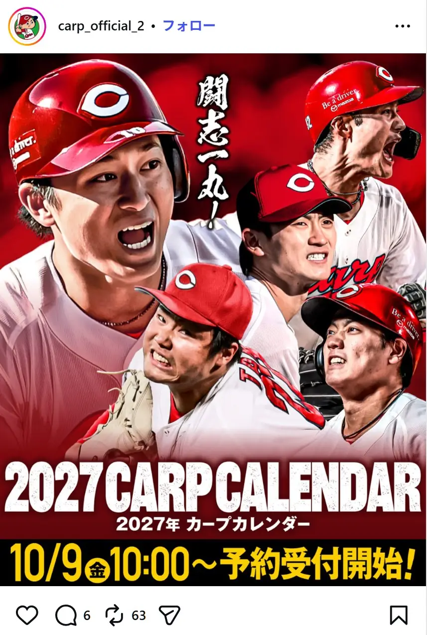 第8位:広島東洋カープ(164票)
