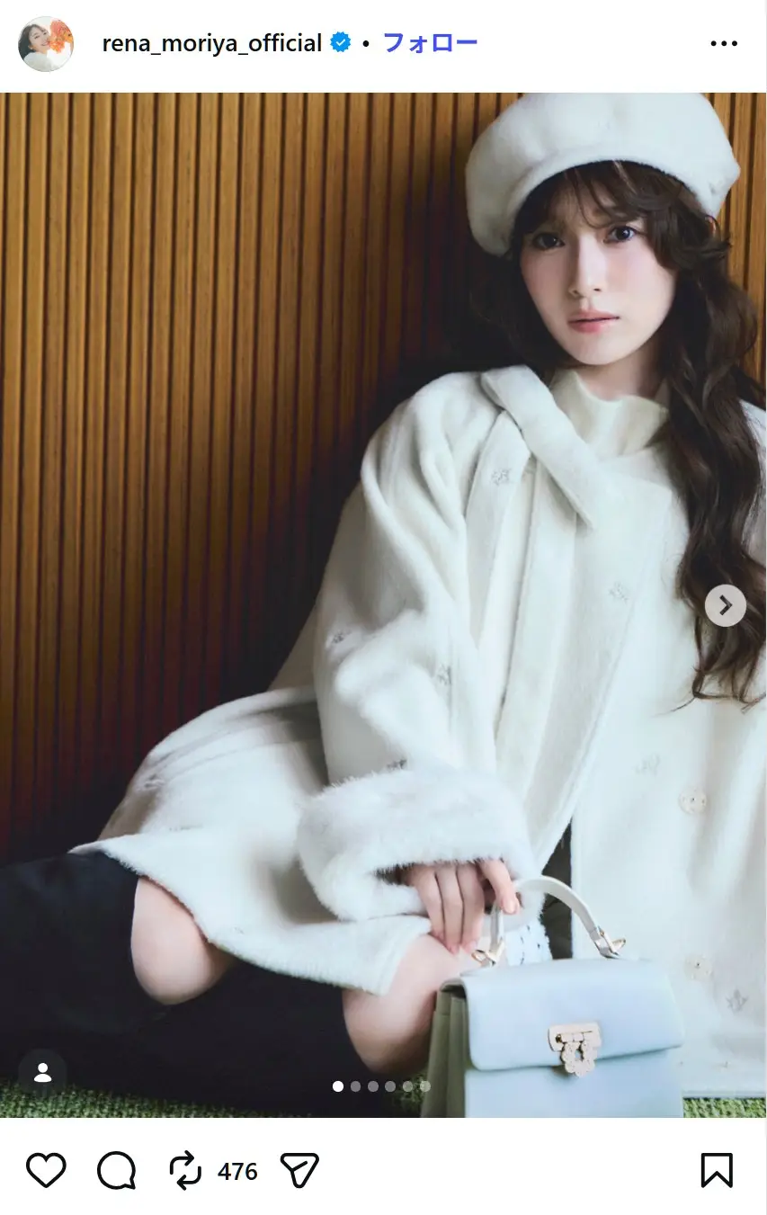 第6位:守屋麗奈(櫻坂46)/154cm(70票)